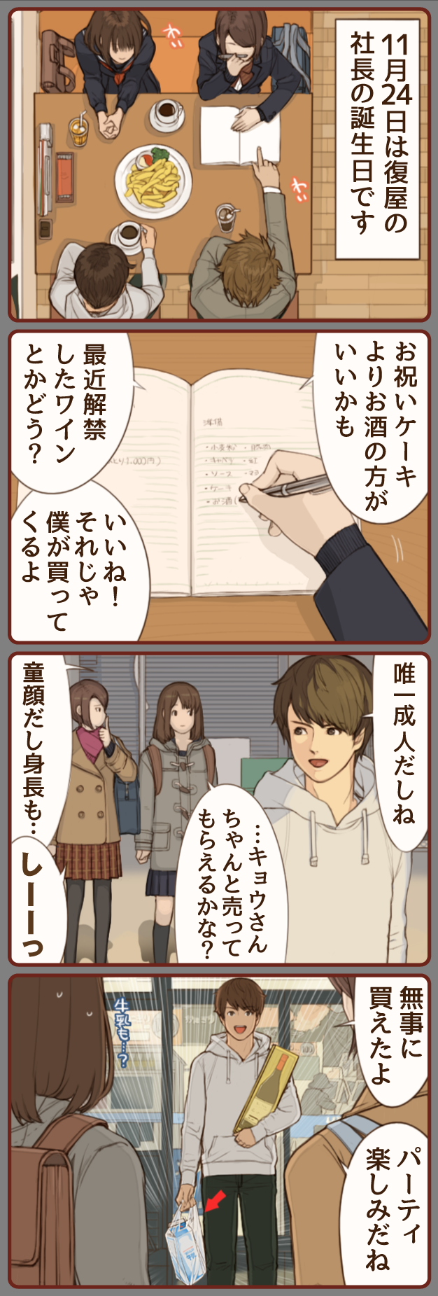 せんにゅうでいず vol.117「社長の誕生日前夜」